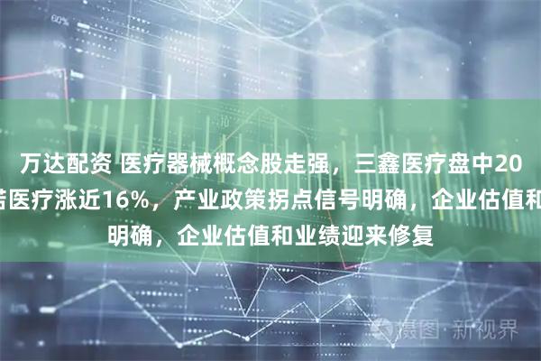 万达配资 医疗器械概念股走强，三鑫医疗盘中20CM涨停、赛诺医疗涨近16%，产业政策拐点信号明确，企业估值和业绩迎来修复