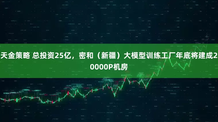 天金策略 总投资25亿，密和（新疆）大模型训练工厂年底将建成20000P机房